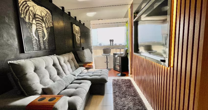 APARTAMENTO MOBILIADO EM SÃO JOSÉ COM DOIS DORMITÓRIOS