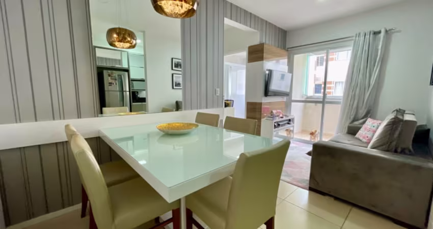 Apartamento semi mobiliado em Palhoça com dois dormitórios