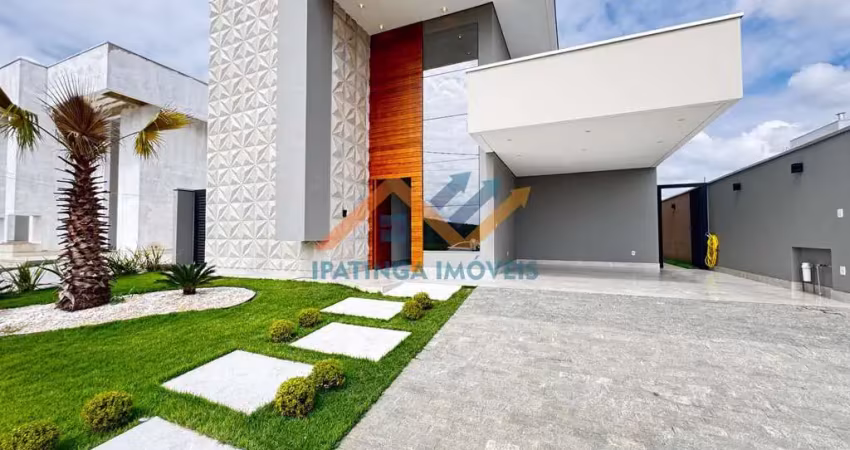 Casa de alto padrão em condomínio fechado Lagoa Silvana.