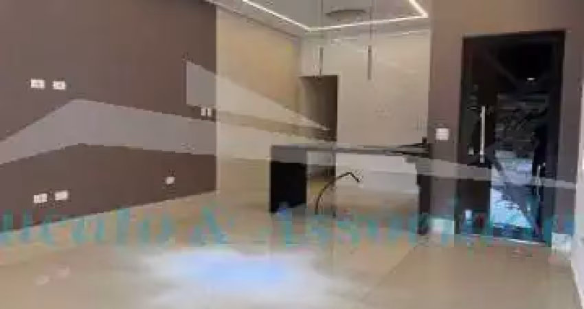 Casa Geminada Alto Padrão para venda na Vila Caiçara em Praia Grande SP, 03 dormitórios, sendo 02 suítes, sala ampla, banheiro, cozinha c/ balcão amer