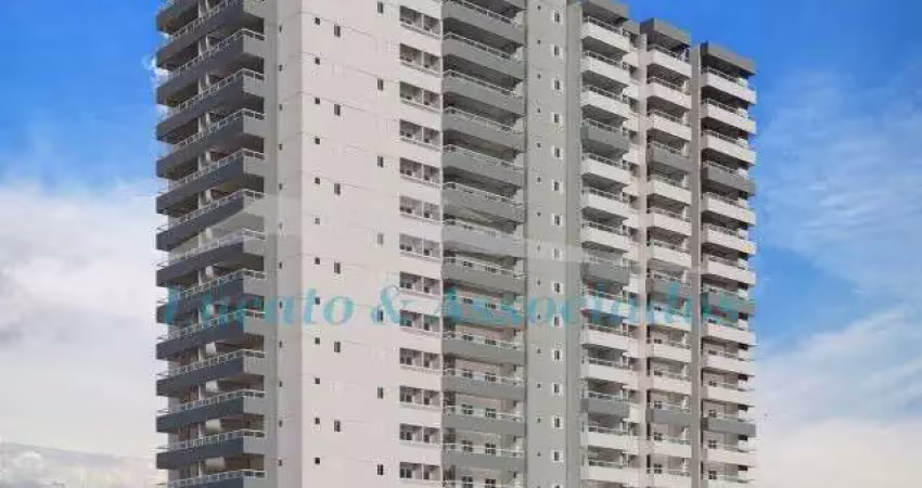 Apartamento prédio frente mar para venda caiçara, praia grande 2 dormitórios sendo 2 suítes, 1 sala, 2 banheiros, 1 vaga 85,92 m² útil