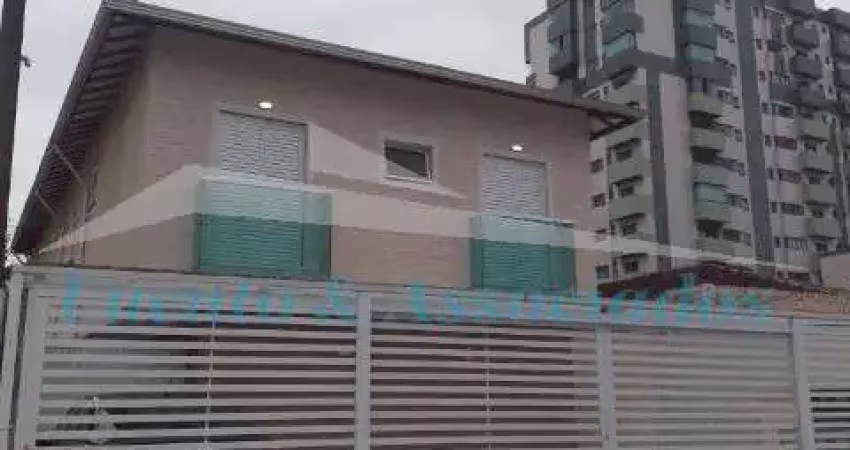 Sobrado para venda condomínio fechada na vila tupi em praia grande sp 02 dormitórios, sala, cozinha, banheiro e área de serviço, 01 vaga