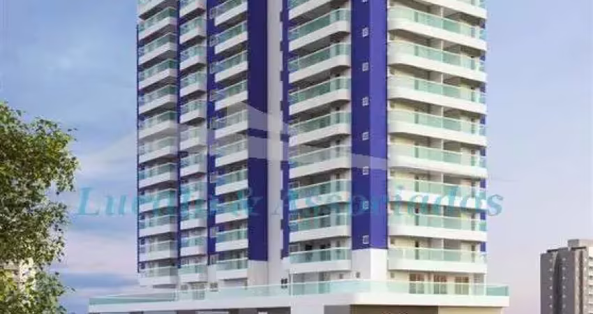 Apartamento para venda na aviação em praia grande sp, 02 dormitórios, 02 suítes e 02 vagas de garagem com 87,72 m2 área útil
