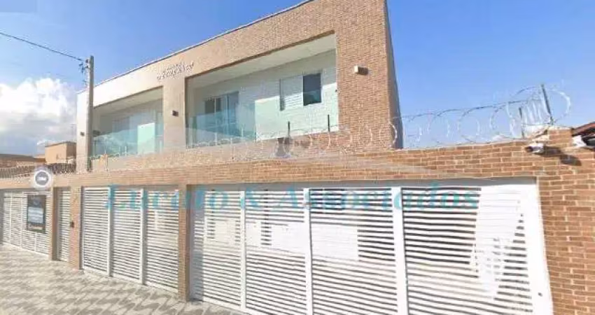 Casa em condomínio à venda em Praia Grande-SP, bairro Mirim: 2 quartos, 1 suíte, sala, banheiro, 1 vaga, 62m².