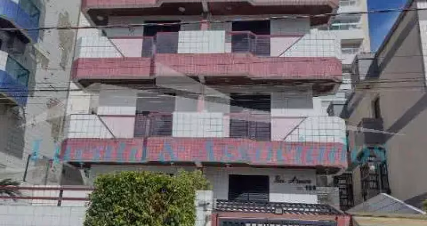 Apartamento à venda em praia grande-sp, bairro ocian: 1 quarto, sala, banheiro, garagem e 45m². imperdível!