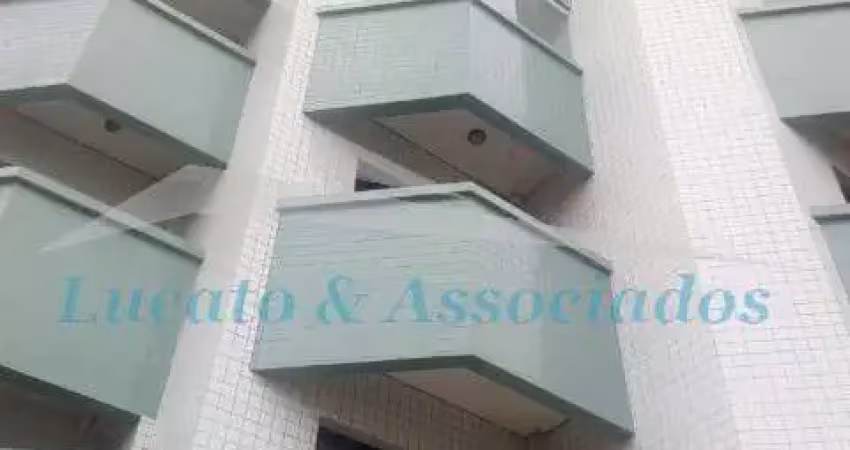 Apartamento para venda na ocian em praia grande sp, 01 dormitório,  sala, sacada, cozinha, banheiro, área de serviço e 01 vaga, prédio frente mar