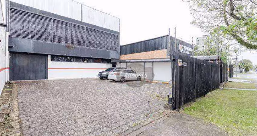 Barracão para alugar, com escritório, total construído 2152 m² por r$ 37.700/mês, perto super muffato - hauer - curitiba/pr