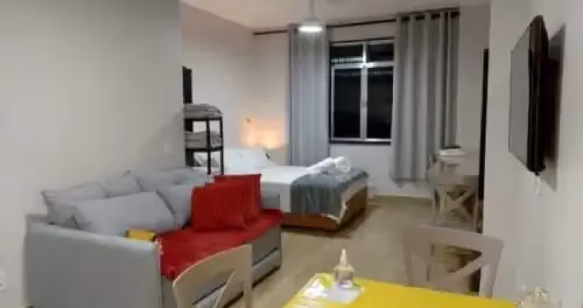 Apartamento todo mobiliado 01 quarto em copacabana posto 6
