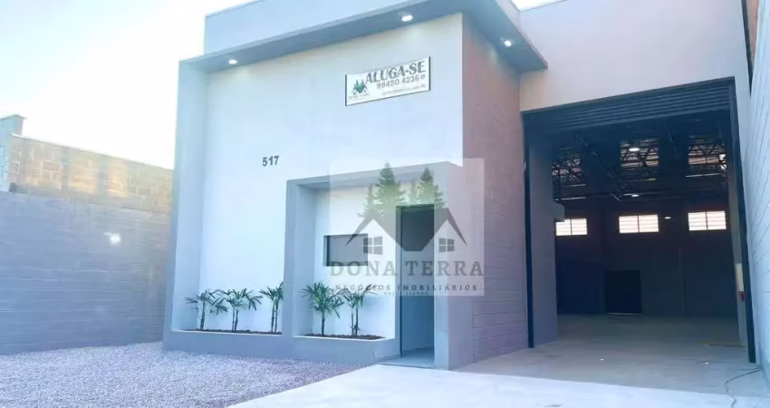 Galpão comercial para alugar, 318 m² por r$ 10.887/mês - parque residencial jundiaí - jundiaí/sp