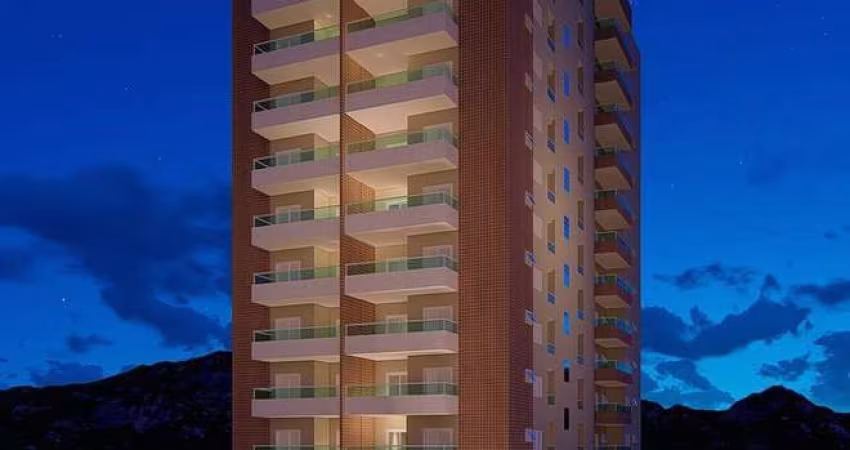 Apartamento à Venda em Praia Grande, 2 dormitório, Mirim - R$451 mil