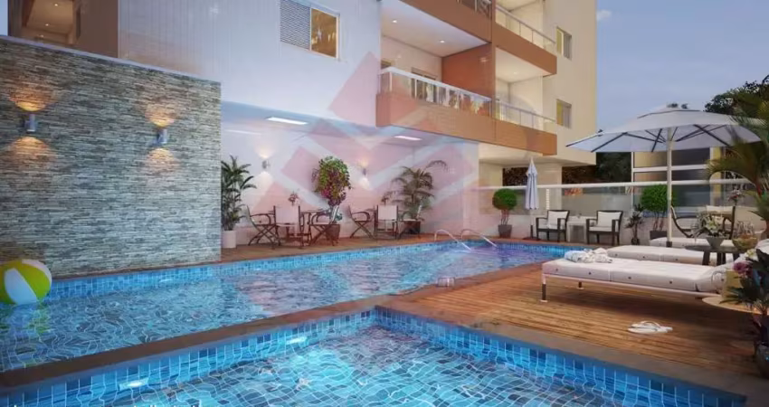 Apartamento à venda em praia grande, 2 dormitórios, guilhermina - r$ 454 mil