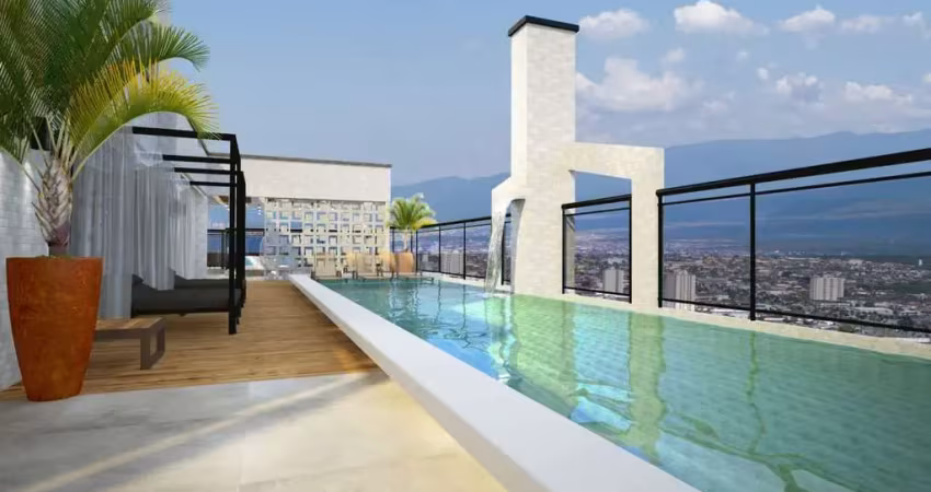 Apartamento à venda em praia grande, 2 dormitórios, guilhermina - r$856mil