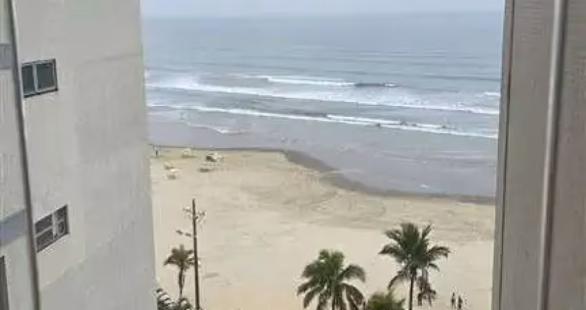 Apartamento à venda em praia grande, frente mar, 2 dormitórios - r$360 mil