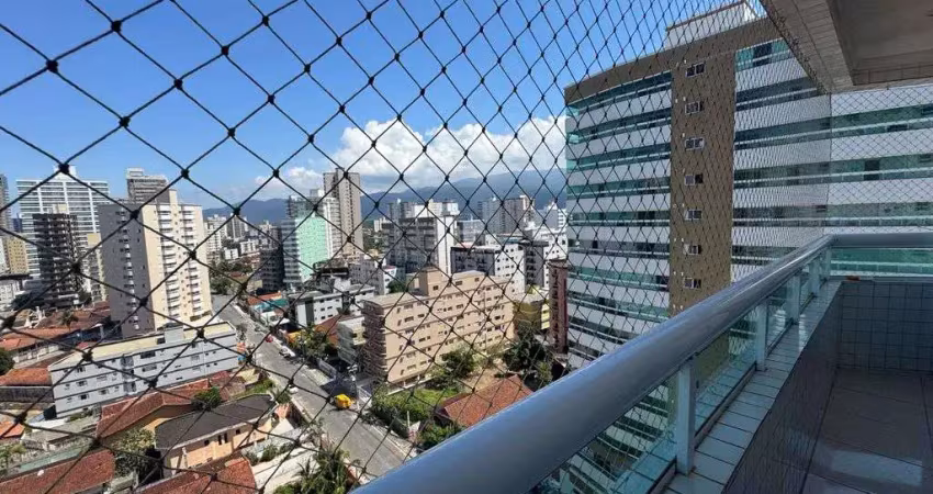 Apartamento à venda em praia grande, 2 dormitórios, caiçara  - r$390 mil