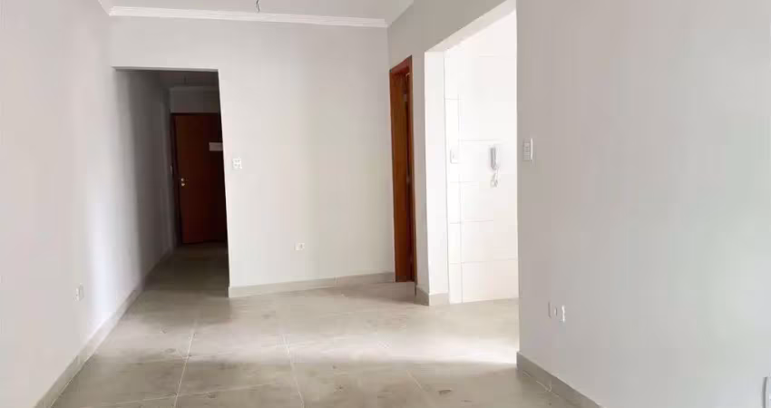 Apartamento à venda em praia grande, 2 dormitórios, caiçara - r$390 mil
