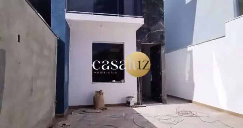 Casa duplex em fase de acabamento localizada no bairro guanabara /ibirité