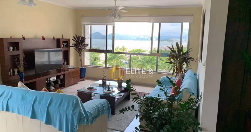 Apartamento com 3 dormitórios à venda, 180 m² por r$ 2.120.000,00 - boqueirão - santos/sp