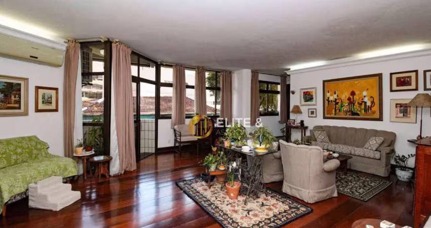 Apartamento com 4 dormitórios à venda, 258 m² por r$ 1.100.000,00 - pompéia - santos/sp