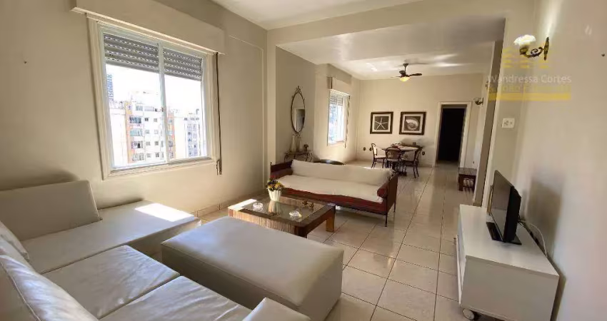 Apartamento com 3 dormitórios à venda, 160 m² por r$ 950.000,00 - boqueirão - santos/sp