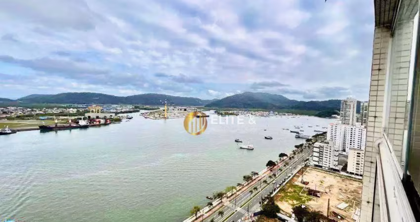 Apartamento à venda, 189 m² por r$ 2.550.000,00 - ponta da praia - santos/sp