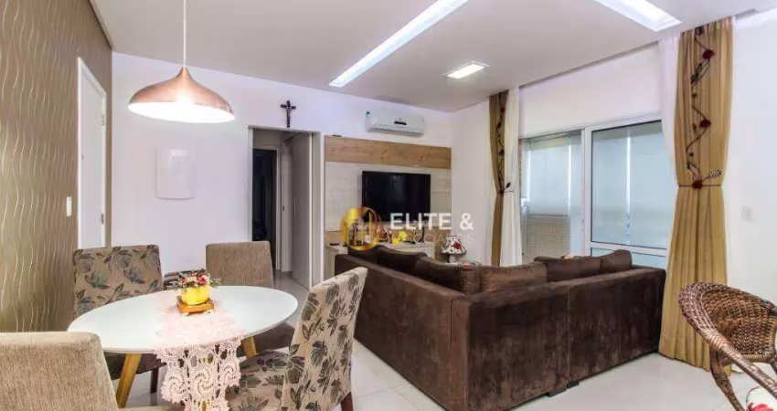Apartamento à venda, 77 m² por r$ 750.000,00 - centro - são vicente/sp
