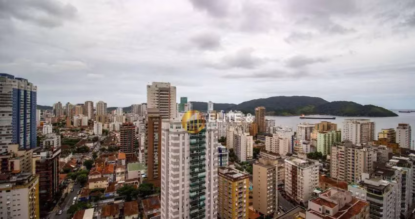 Apartamento com 1 dormitório à venda, 106 m² por r$ 1.600.000,00 - aparecida - santos/sp
