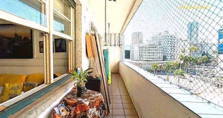 Apartamento com 2 dormitórios à venda, 95 m² por r$ 640.000 - gonzaga - santos/sp