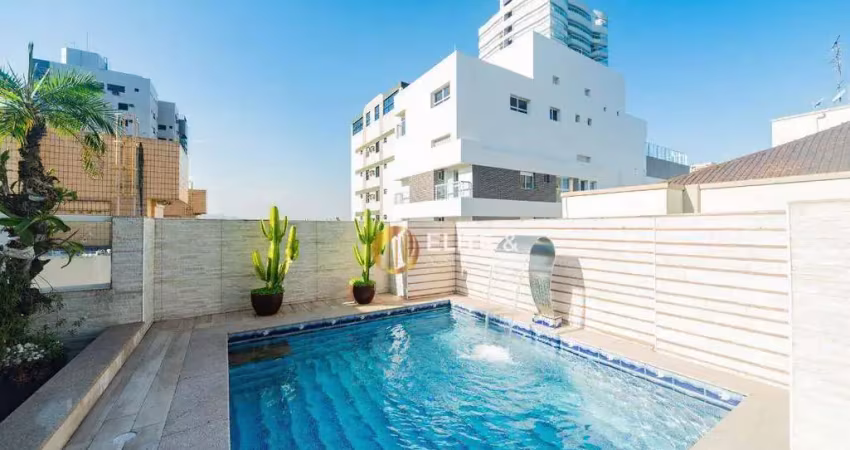 Cobertura com 3 dormitórios à venda, 194 m² por r$ 1.380.000,00 - aparecida - santos/sp