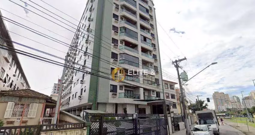 Apartamento com 2 dormitórios à venda, 91 m² por r$ 590.000,00 - campo grande - santos/sp