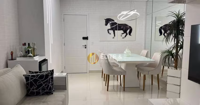 Apartamento com 1 dormitório à venda, 55 m² por r$ 730.000,00 - pompéia - santos/sp