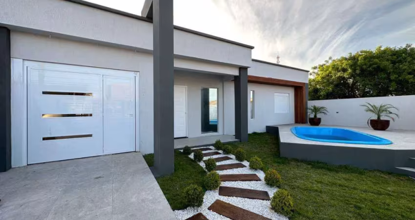 Casa 03 dormitórios com piscina à venda no bairro centro com 128 m² de área privativa