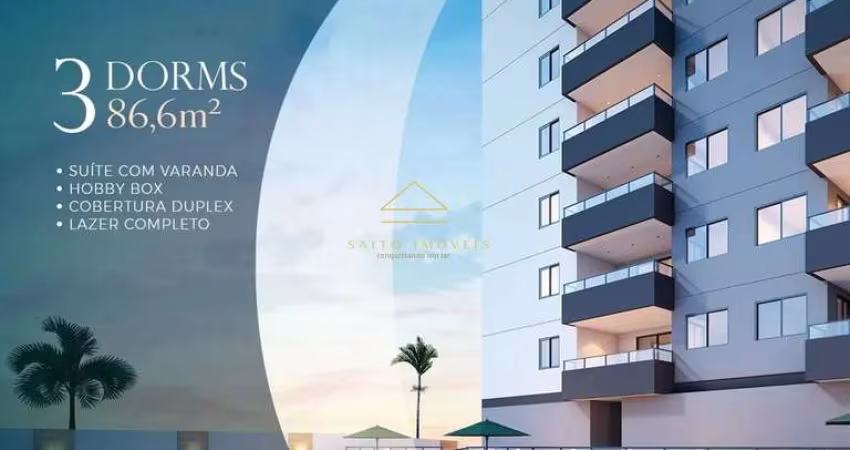 Apartamento para Venda em São José dos Campos, Parque Residencial Aquarius, 3 dormitórios, 1 suíte, 2 banheiros, 2 vagas