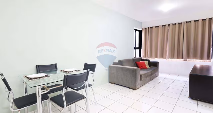 O apartamento compacto e mobiliado de 1 quarto  com 39 metros quadrados dos seus sonhos está aqui!