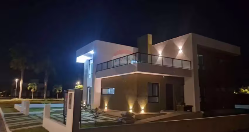 'luxo e segurança em uma casa recem construida com 04 suites em aldeia'