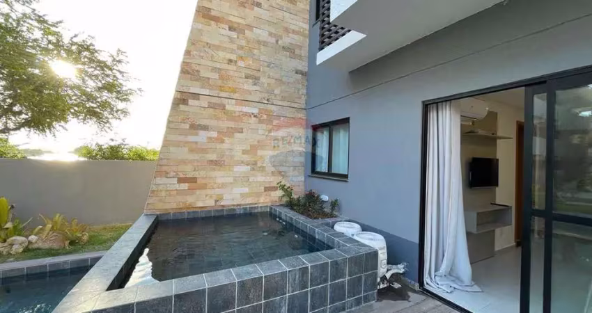 Apartamento térreo no Bela Vista com Piscina Privativa