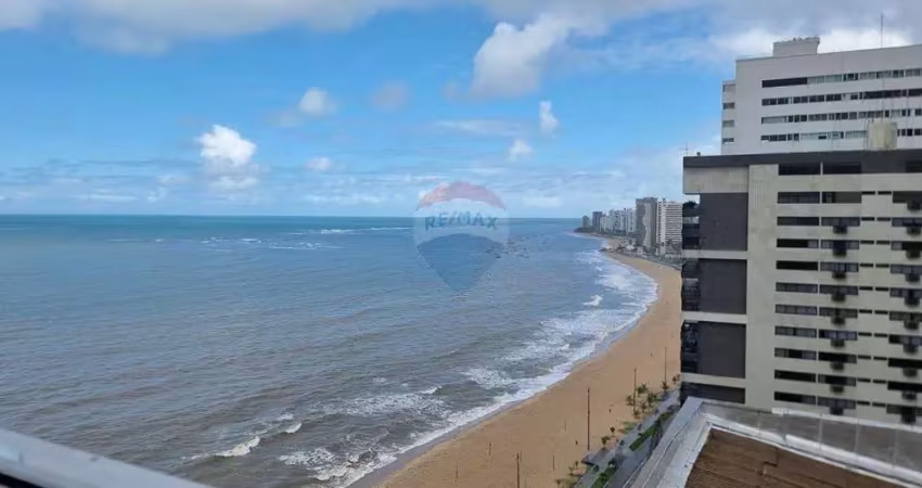 Beira mar piedade, varanda, 3 quartos, 2 vagas e dependência completa