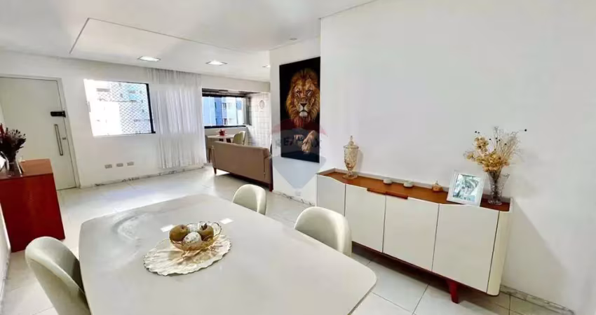 Apartamento à venda de  110 metros com 3 quartos em boa viagem, recife-pe