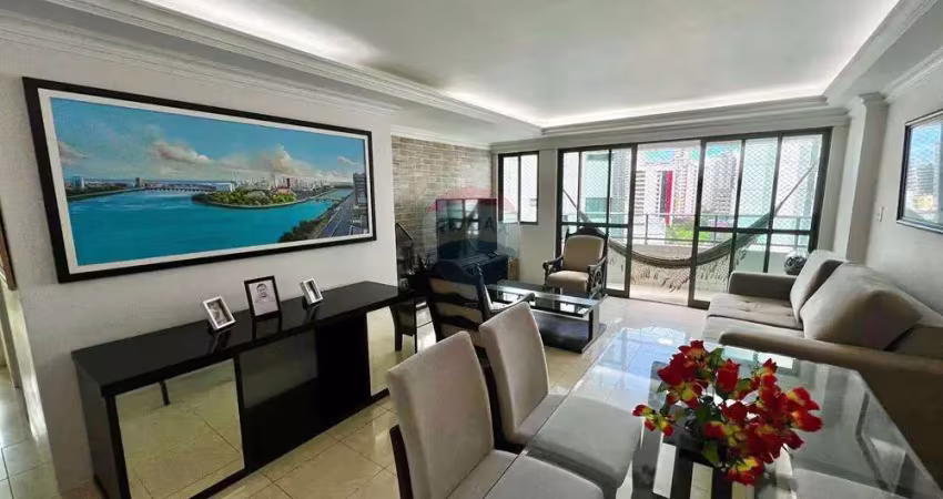 Apartamento à venda de  106 metros com 3 quartos em boa viagem, recife.