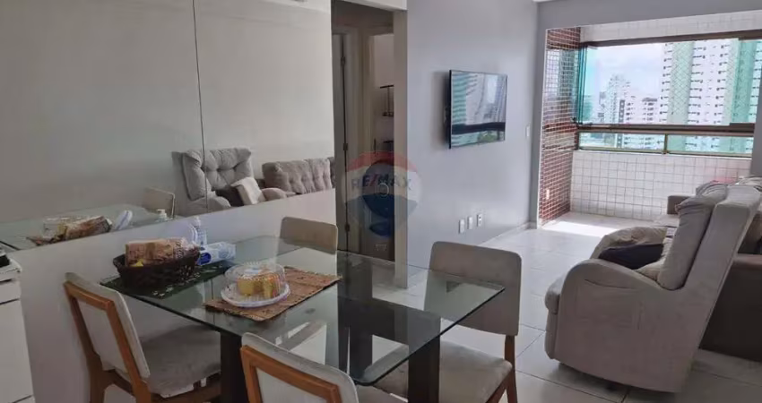 2 quartos (1 suíte) | 52 m² | estrutura de lazer e segurança 24h