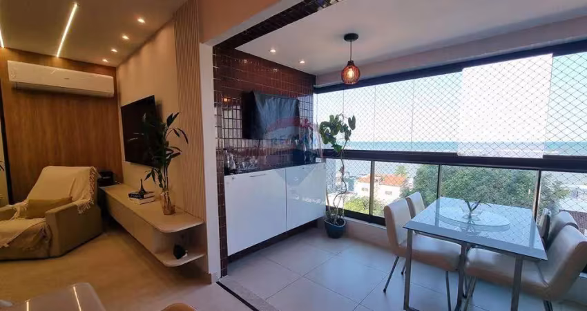 Apartamento luxo 97m², 2 quartos, porteira fechada, em candeias
