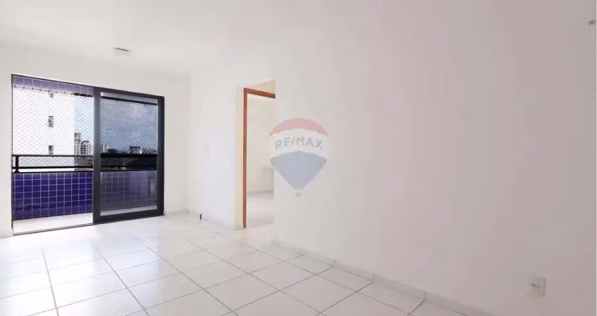 Belo apartamento de 60m com 2 quartos, sendo 1 suíte, 1 vaga de garagem coberta e lazer completo