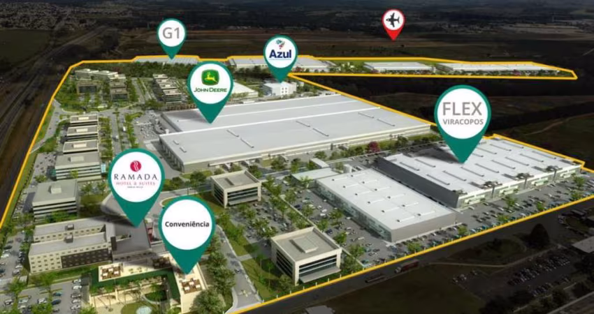 Galpão em Campinas para alugar om infraestrutura completa Condomínio de galpões no aeroporto de Campinas