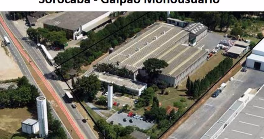 Galpão Industrial monousuário para alugar em Sorocaba