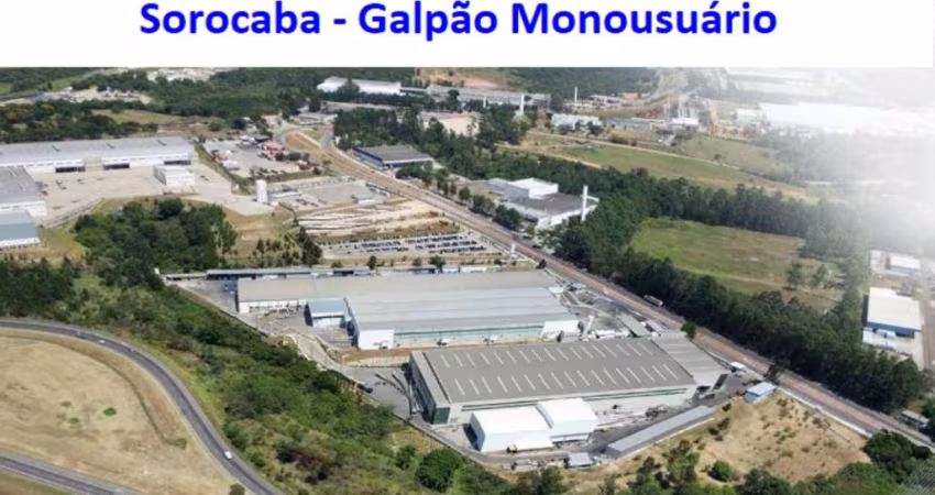 Galpão Monousuário em Sorocaba para alugar com ponte rolante