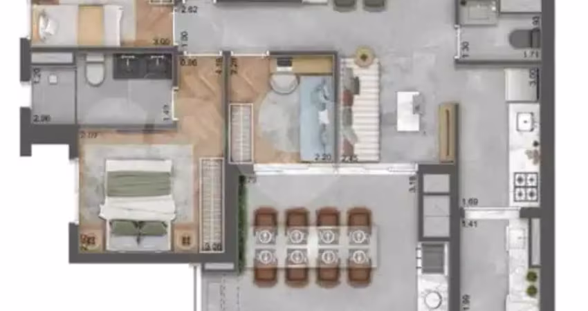 Apartamento com 3 quartos à venda na Rua Soriano de Sousa, Tatuapé, São Paulo