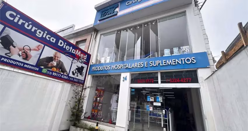 Ponto comercial à venda na Avenida Doutor Bernardino de Campos, Vila Belmiro, Santos