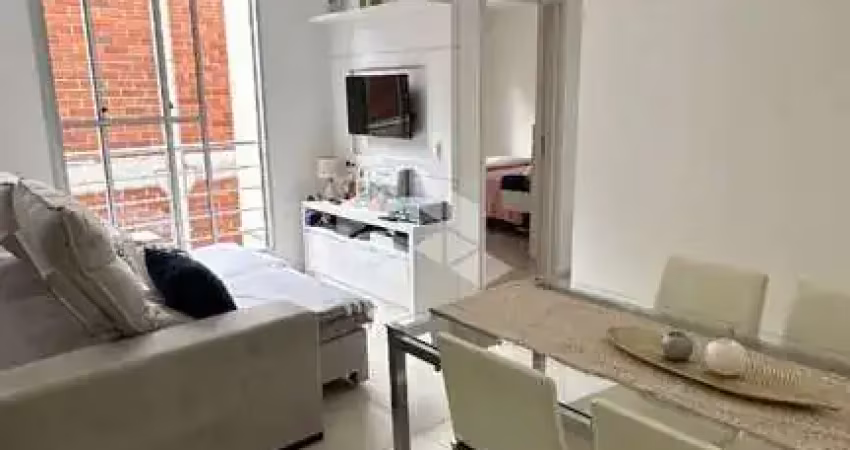 Apartamento semimobiliado com 2 quartos/dormitórios no bairro real parque, em são josé - sc