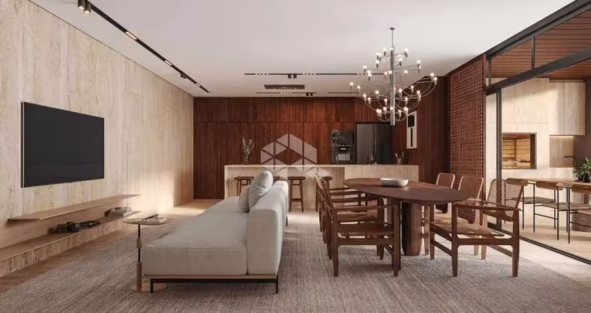 Apartamento com quatro suítes vista mar no pereque sc