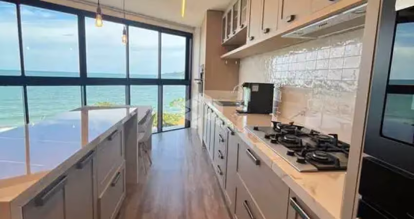 Apartamento mobiliado  frente mar no pereque porto belo sc