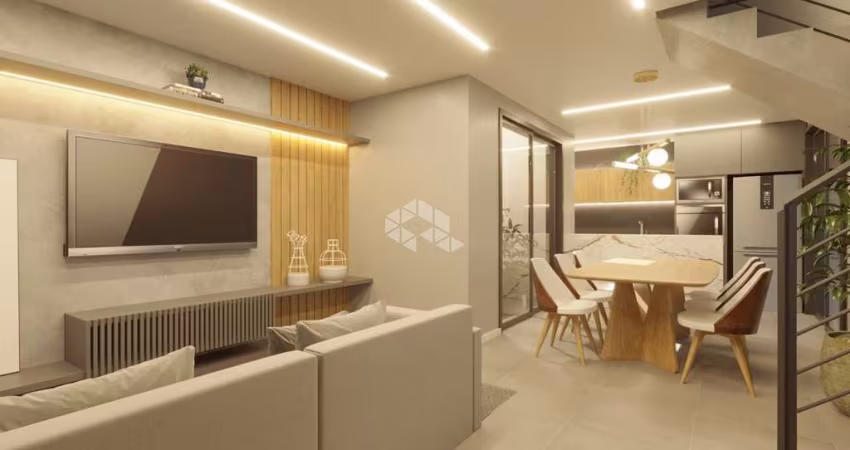 Casa em construção com 03 quartos e 01 suíte  no Terras de Santorini em Santa Maria